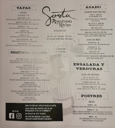Sosta Argentinian Kitchen