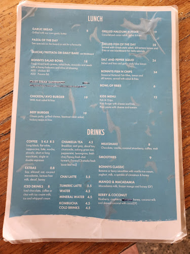 Opinii despre Bonny's Beach Cafe în Bonny Hills - Hospitality and gastronomy