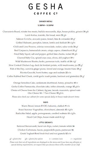 GESHA Cafe Fremantle