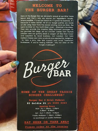 Burger Bar Hotel Federal - Wynyard