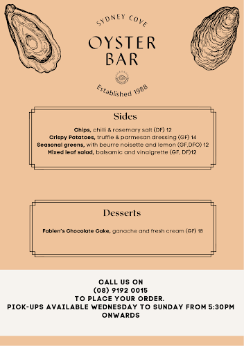 Sydney Cove Oyster Bar - Cable Beach