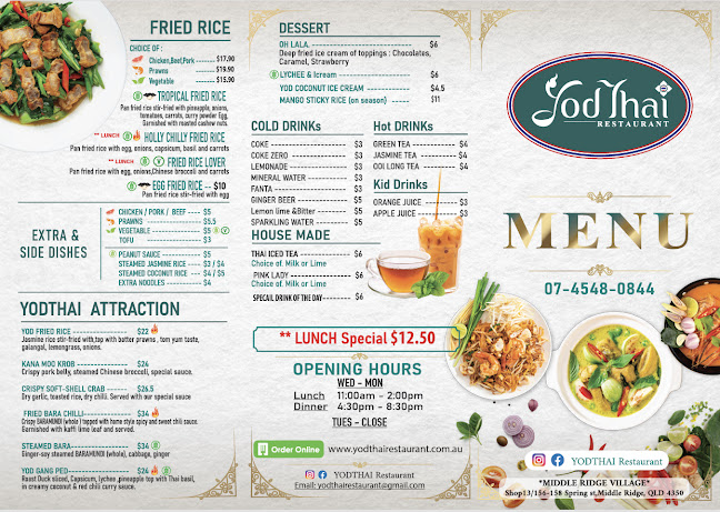 Yodthai Restaurant - Toowoomba