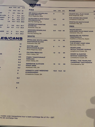 Opinii despre Grand Junction Tavern în Adelaide - Hospitality and gastronomy