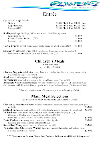 Opinii despre Rowers on the River în Bundaberg Central - Hospitality and gastronomy