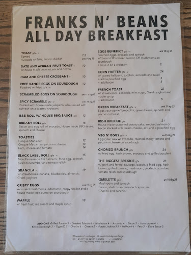 Opinii despre Franks 'n Beans în Wollongong - Hospitality and gastronomy