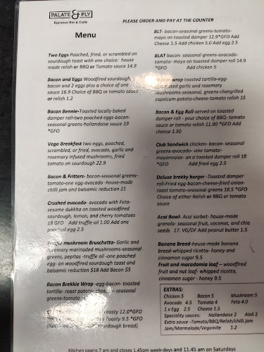 Comentarii opinii despre Palate & Ply Espresso Bar, Cafe & Roastery