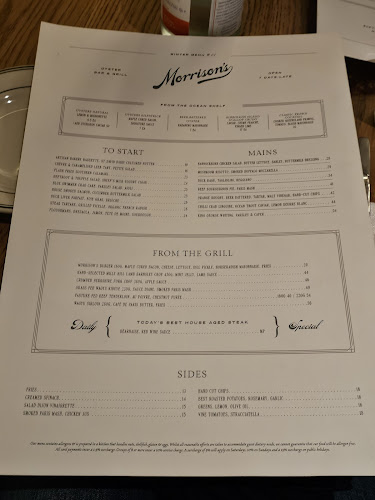 Morrison’s Oyster Bar & Grill - Hospitality and gastronomy