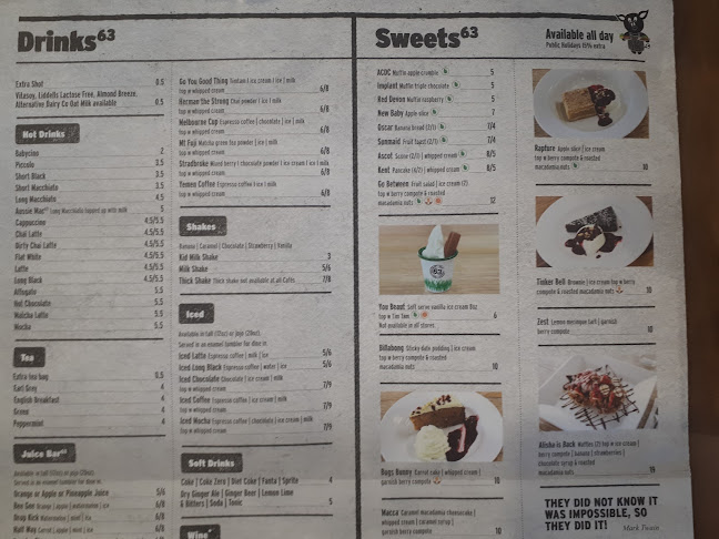 Cafe 63 Sunshine Plaza