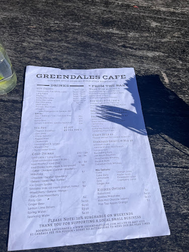 Opinii despre Greendale's Cafe în Sydney - Hospitality and gastronomy