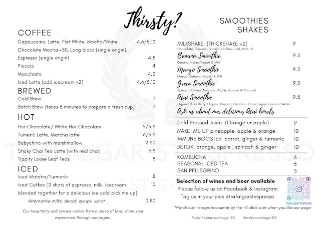 Trafalgar St Espresso