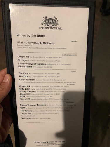 The Provincial Bar Geraldton - Hospitality and gastronomy