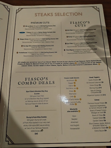 Fiasco's Steakhouse - Woolloongabba