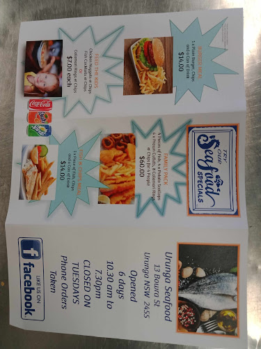 Comentarii opinii despre Urunga Seafood & Takeaway