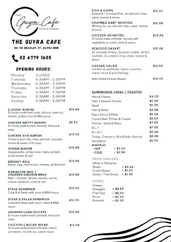 Opinii despre The Guyra Cafe în Sydney - Hospitality and gastronomy