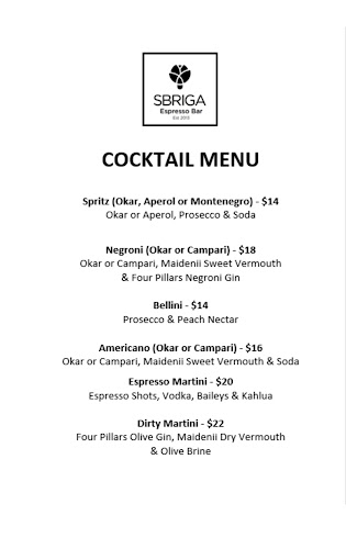 Comentarii opinii despre Sbriga Espresso Bar