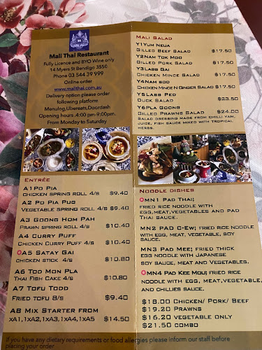 Mali in Bendigo(Mali Thai) - Bendigo