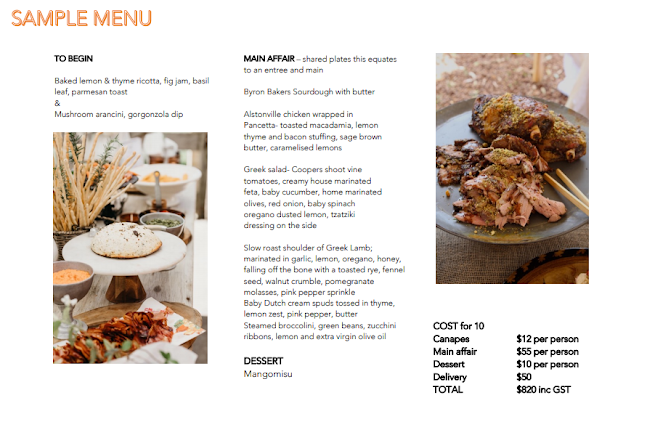 EatDrink Catering - Byron Bay