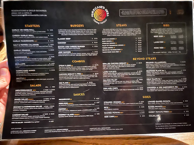 Hurricane's Grill Darling Harbour