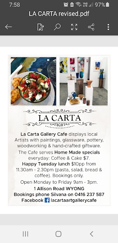 La Carta Art Gallery Cafe - Wyong