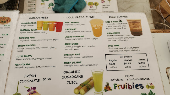 Comentarii opinii despre Fruibies Organic Juice Bar & Cafe Kuranda, Cairns