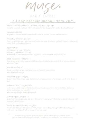 muse bar + eatery - Hospitality and gastronomy