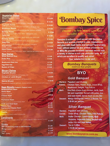 Bombay Spice Indian restaurant