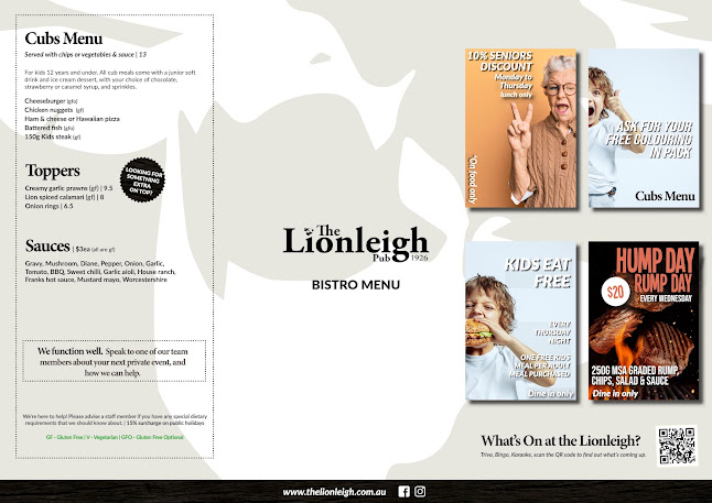 Opinii despre The Lionleigh Pub în Rockhampton City - Hospitality and gastronomy