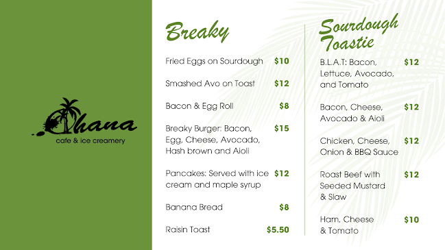 Ohana cafe and ice creamery