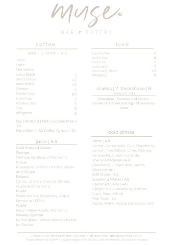 Opinii despre muse bar + eatery în Shearwater - Hospitality and gastronomy