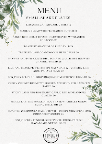 At Baker St Restaurant & Bar Gosford - Gosford