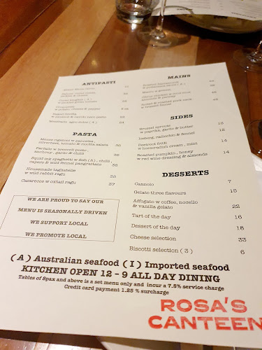 Rosa's Canteen - Hospitality and gastronomy