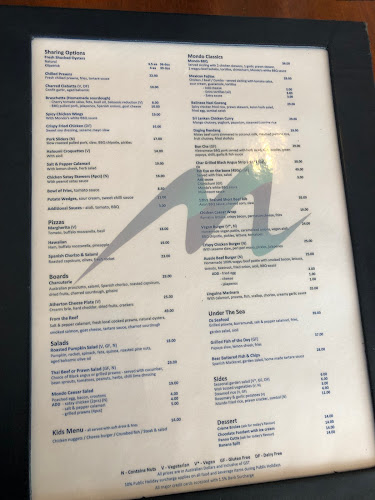 Opinii despre Mondo on the Waterfront în Cairns City - Hospitality and gastronomy