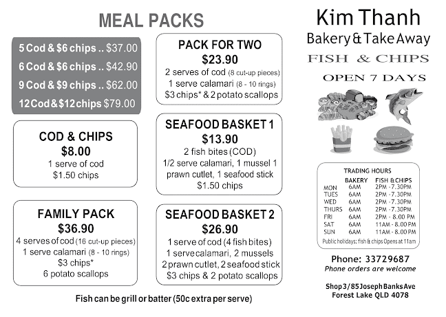 Kim Thành Bakery & Take Away - Forest Lake