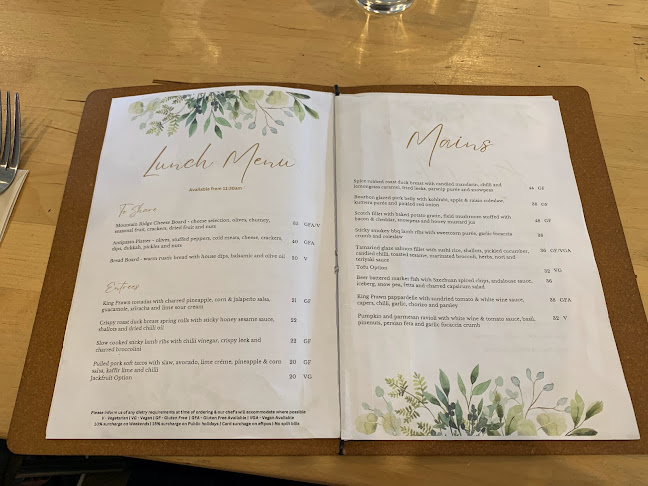 Comentarii opinii despre Mountain Ridge Wines Restaurant & Cellar Door