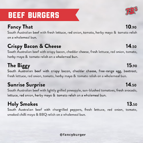 Opinii despre FB's Fancy Burgers în Adelaide - Hospitality and gastronomy