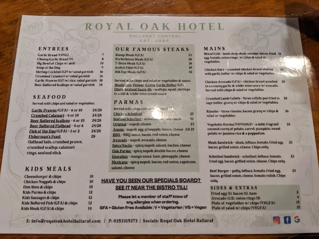 Royal Oak Hotel - Hospitality and gastronomy