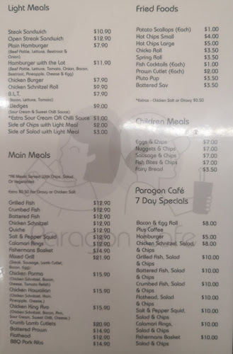 Paragon Cafe Parkes - Hospitality and gastronomy