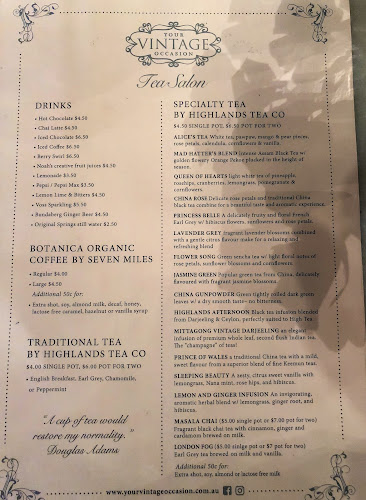 Your Vintage Occasion Tea Salon