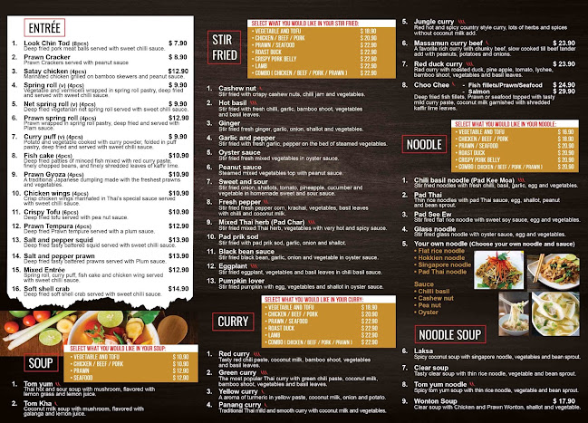 92 Chilli Basil Thai Restaurant - Hospitality and gastronomy