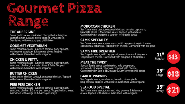 Sam's Gourmet Pizzas & Manoush