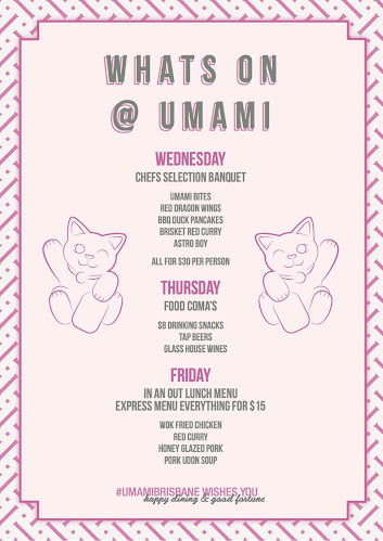 Opinii despre Umami Restaurant & Bar în Fortitude Valley - Hospitality and gastronomy