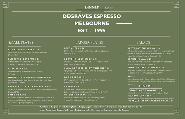 Opinii despre Degraves Espresso Melbourne în Melbourne - Hospitality and gastronomy