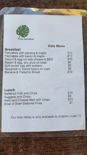 Opinii despre Sandbar Cafe Restaurant în Sydney - Hospitality and gastronomy