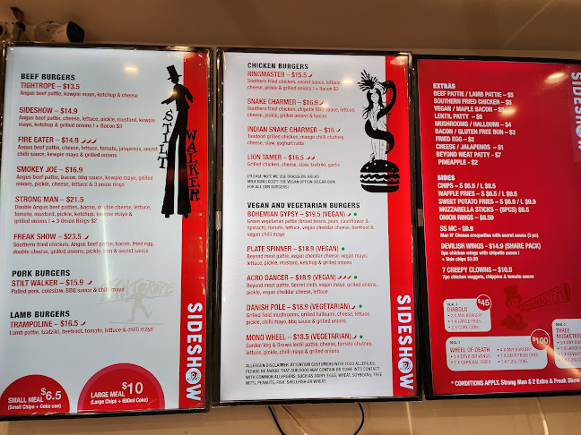 Sideshow Burgers Richmond - Hospitality and gastronomy