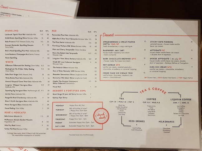 Opinii despre Mick O'Shea's Hotel în Adelaide - Hospitality and gastronomy