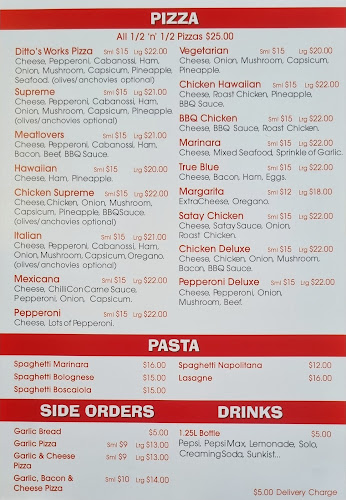 Opinii despre Ditto's Pizza & Pasta în Toukley - Hospitality and gastronomy