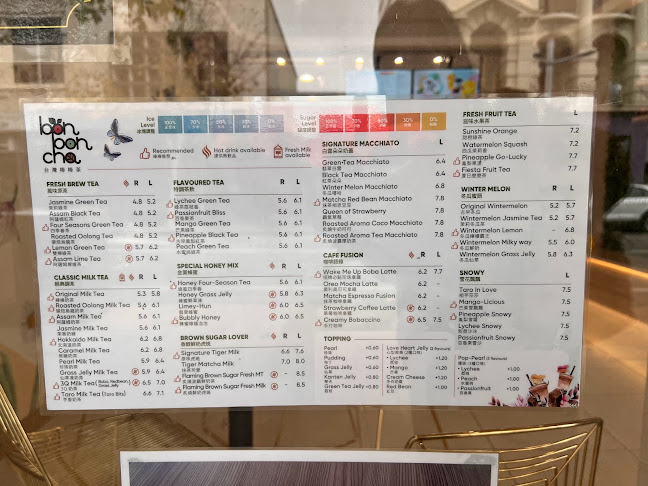 Opinii despre Bon Bon Cha în Perth - Hospitality and gastronomy