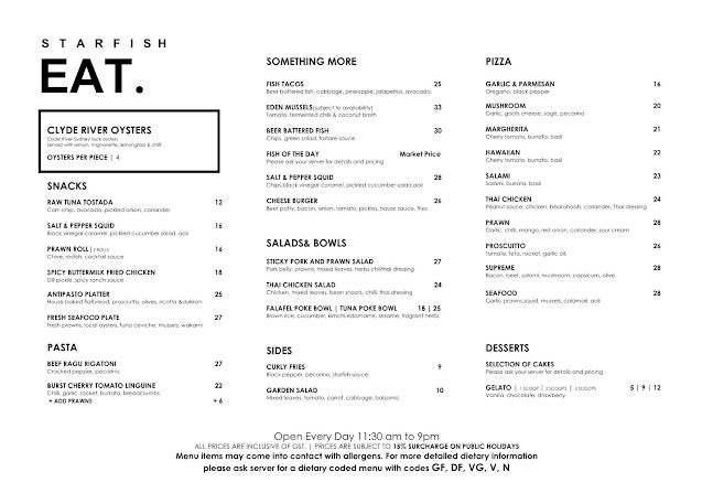 Starfish - Hospitality and gastronomy