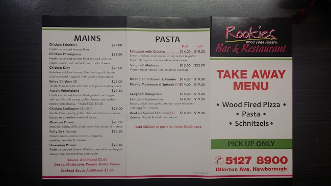 Rookies Pizzeria Bar & Grill