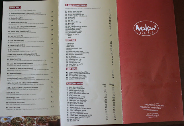 Makan² Cafe - Victoria Park